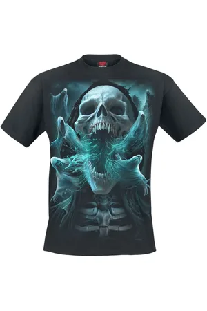 Spiral T-paita - Ghost Skull - S- 4XL - varten Miehet