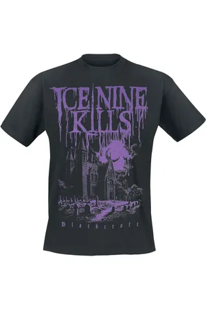 Blackcraft Cult Gootti T-paita - Ice Nine Kills - Purple Night Church Tee - S- XXL - varten Miehet