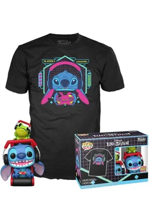 Disney Gamer Stitch with Frog - POP!-figuuri & T-paita - Funko Pop! -figuuri - Funko Shop Europe