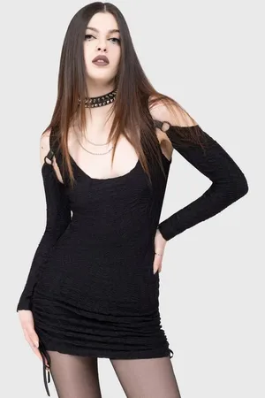 KIHILIST by KILLSTAR Gootti Lyhyt mekko - Dusk Nomad Dress - XS- 4XL - varten Naiset