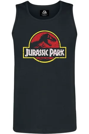 Jurassic Park Tank-toppi - Classic Logo - S- XXL - varten Miehet