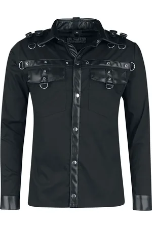 Poizen Industries Gootti Pitkähihainen - Ajani Shirt - S- 4XL - varten Miehet