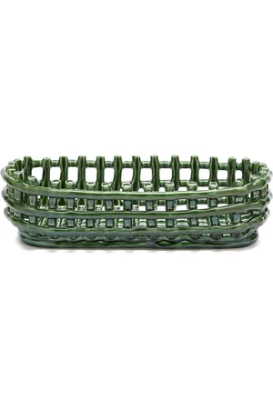 Ferm Living Ceramic Basket - Oval in | END. Clothing