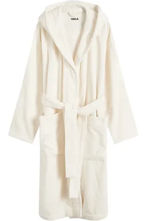 Tekla Terry Hooded Bathrobe in , Size Large | END. Clothing
