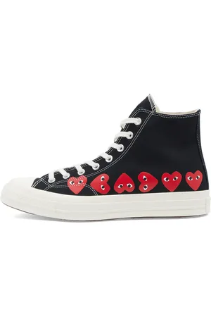 Comme des Garçons X Converse Multi Heart High Sneakers in , Size UK 10 | END. Clothing