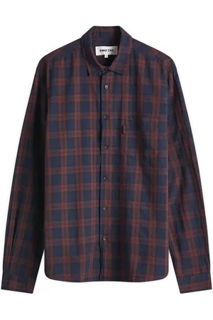 YMC END. x Curtis Shirt Shadow Plaid in , Size Large | END. Clothing