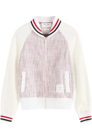 Thom Browne Tweed RWB Bomber Jacket in , Size IT 38 / UK 6 | END. Clothing