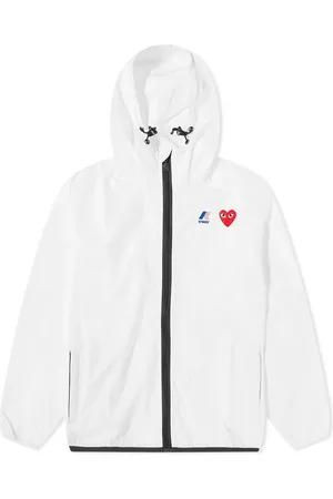 Comme des Garçons X K-Way Full Zip Packable Jacket in , Size X-Large | END. Clothing