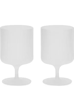 Ferm Living Ripple Wine Glasses - Set of 2 in | END. Clothing