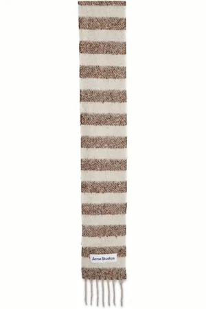 Acne Studios Stripe Knit Scarf in | END. Clothing