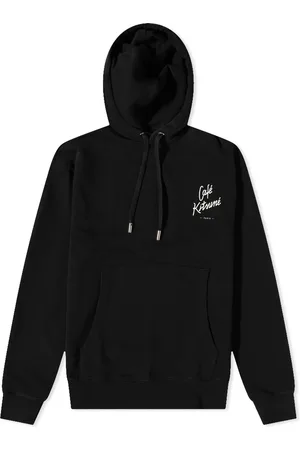 Maison Kitsuné Cafe Kitsuné Popover Hoodie in , Size Medium | END. Clothing