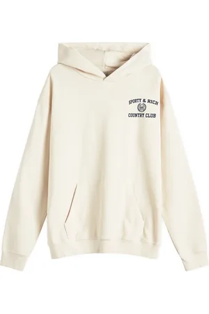 Sporty & Rich Varsity Crest Hoodie in , Size Medium | END. Clothing
