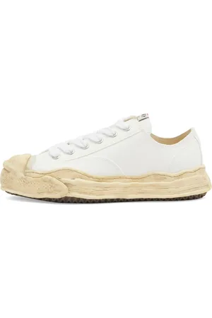 Maison Mihara Yasuhiro Hank Garment Dyed Low Canvas Sneaker in , Size UK 10 | END. Clothing