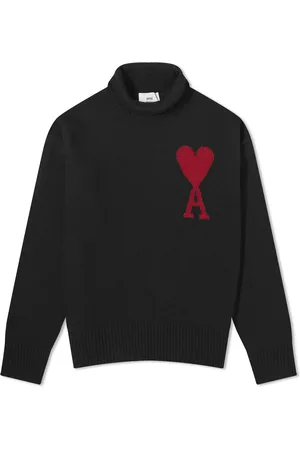 Ami AMI ADC Large Funnel Knit Sweater in , Size Small | END. Clothing