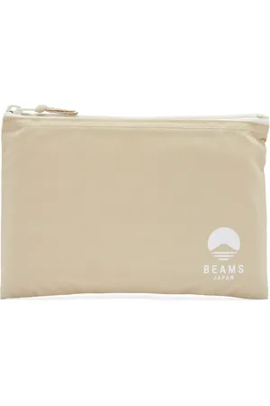 BEAMS JAPAN Logo A5 Flat Pouch in | END. Clothing