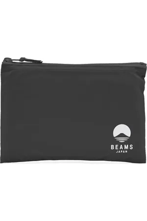 BEAMS JAPAN Logo A5 Flat Pouch in | END. Clothing