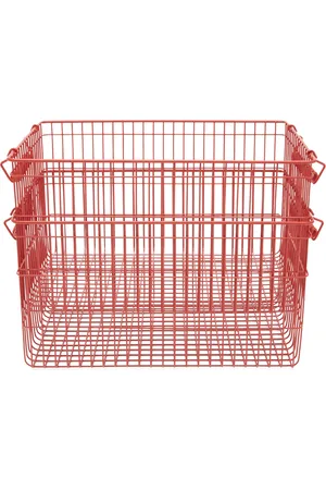 Ferm Living Cala Stackable Baskets - Set of 2 in | END. Clothing