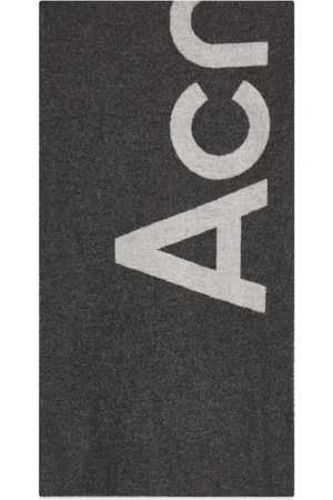 Acne Studios Toronty Logo Contrast Recycled Scarf in | END. Clothing
