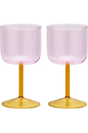 Hay Tint Wine Glass - Set of 2 in | END. Clothing