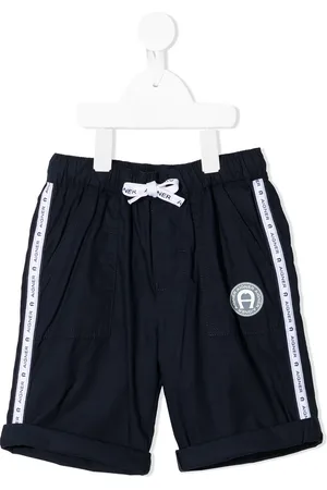Aigner Logo-tape detail shorts