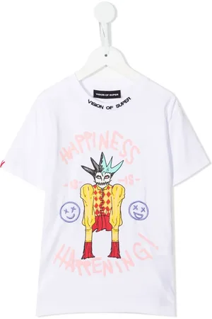 Vision Of Super Baby Drawing-print T-shirt