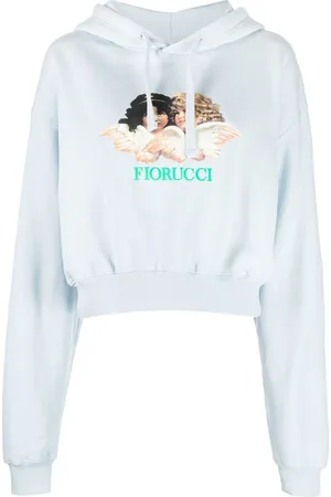 Fiorucci Naiset Hupparit - Angel logo-print hoodie