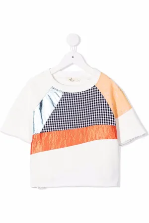 Le pandorine Organic cotton patchwork T-shirt