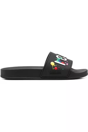 Dsquared2 Naiset Varvassandaalit - Icon-print pool slides