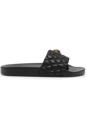 Kurt Geiger Meena Eagle quilted slides