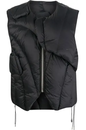HELIOT EMIL Logo-print padded gilet