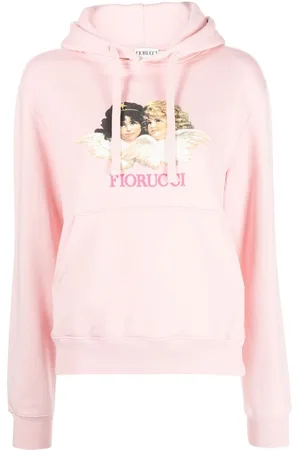 Fiorucci Graphic logo-print cotton hoodie
