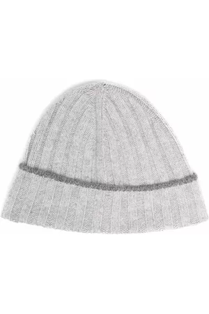 Brunello Cucinelli Miehet Pipot - Ribbed cashmere beanie