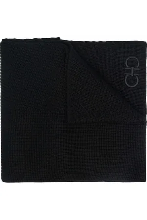 Salvatore Ferragamo Embroidered logo scarf