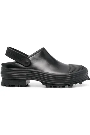 Camper Chunky logo-strap mules