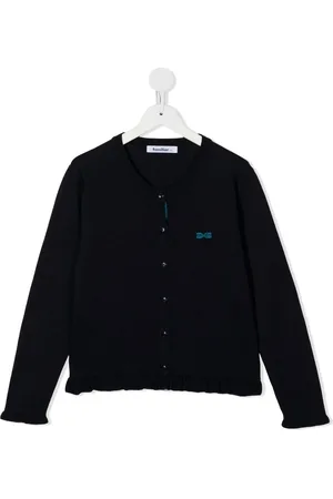 Familiar Logo-patch cardigan