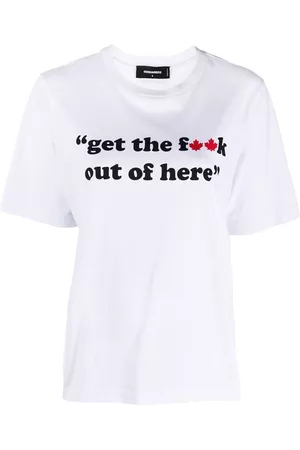 Dsquared2 Naiset T-paidat - Slogan-print T-Shirt