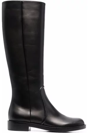 Gianvito Rossi Naiset Ylipolvensaappaat - Panelled knee-high boots