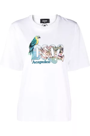 Dsquared2 Naiset T-paidat - Graphic-print short-sleeve T-shirt