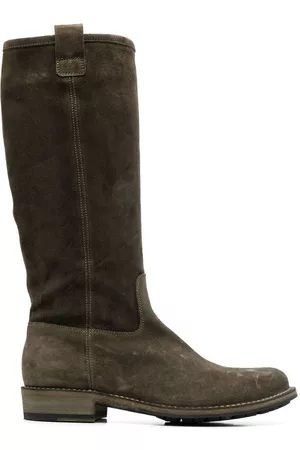Officine creative Naiset Ylipolvensaappaat - Suede knee-high boots