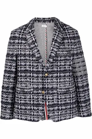 Thom Browne Tweed single-breasted blazer