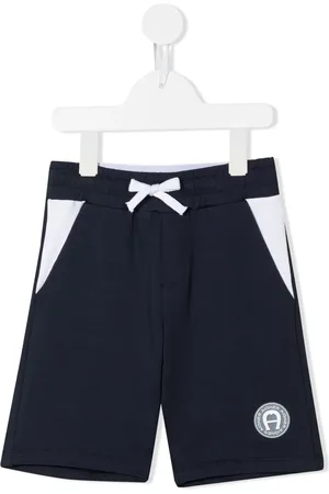 Aigner Logo-patch cotton shorts