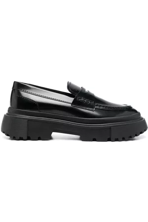 Hogan Naiset Loaferit - Chunky leather loafers