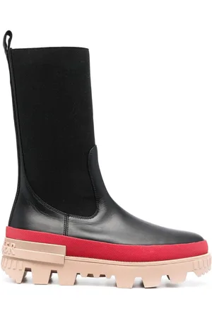 Moncler Naiset Saappaat - Tri-colour leather boots