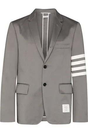 Thom Browne 4-bar stripe single-breasted blazer