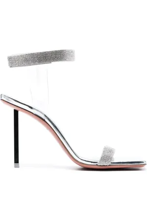 Amina Muaddi Rih 95mm crystal-embellished sandals