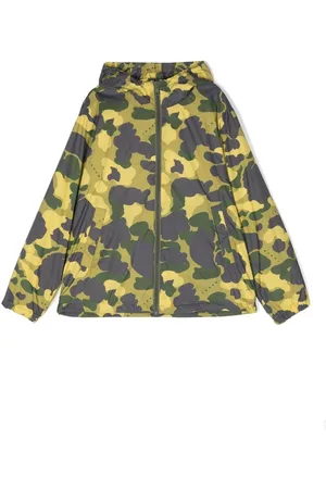 Marni Päällystakit - Camouflage-print hooded jacket