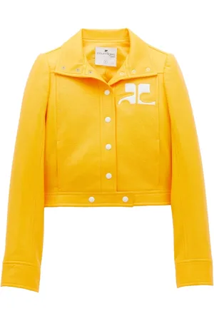 Courrèges Zip-up vinyl jacket