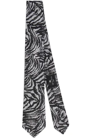 Etro Zebra-print silk tie