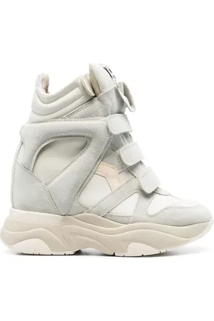 Isabel Marant Balskee high-top leather sneakers