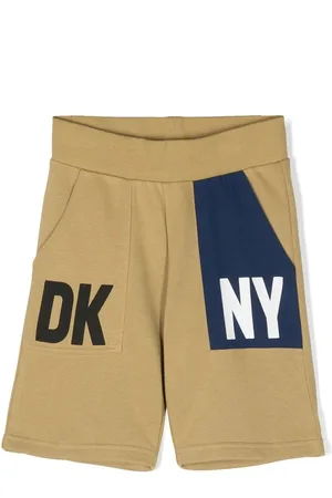 DKNY Logo-print track shorts